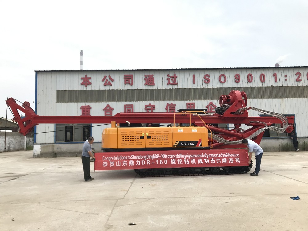 40m rotary pile driver export to morocco